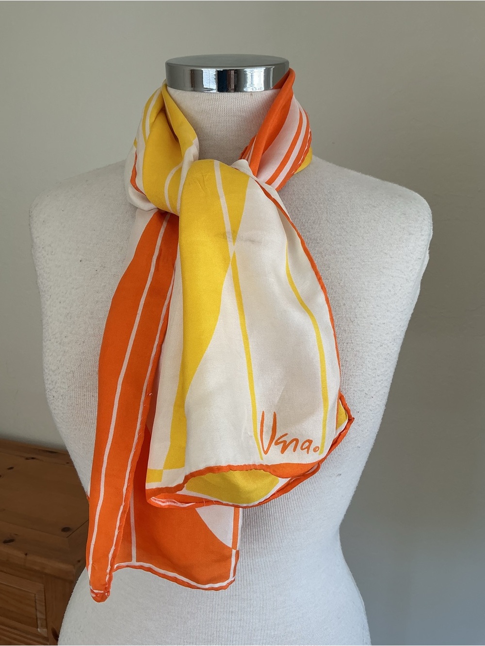 Vintage Vera Neumann Scarf - 15” x 43”